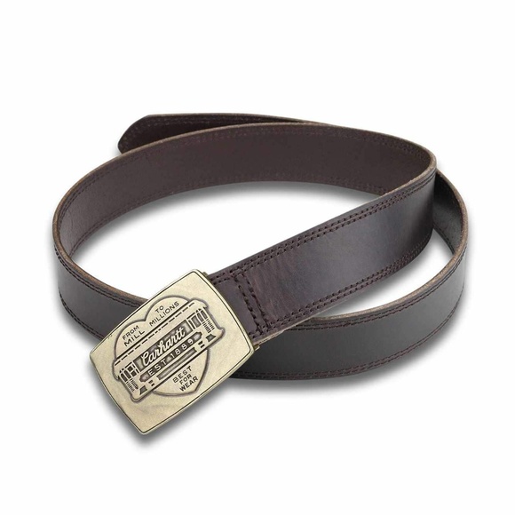Carhartt Accessories - Carhartt Trolley Plaque Leather Belt